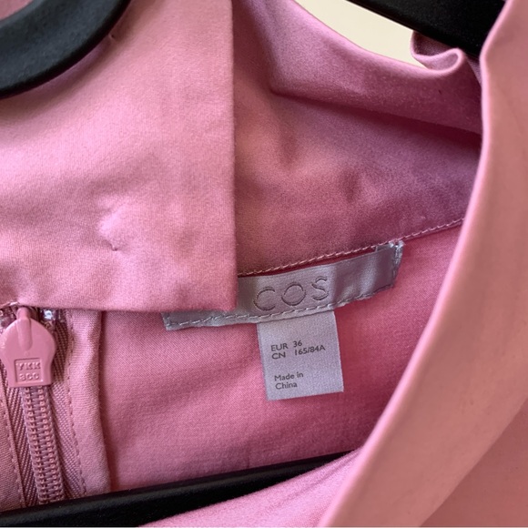 COS cowl neck dark pink top - Picture 4 of 9